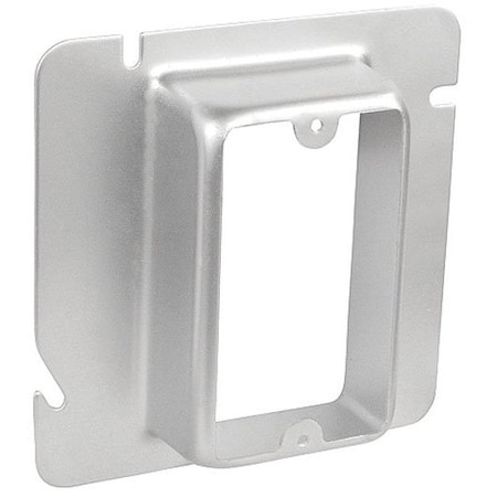 Southwire Box Cover, 1 Gang, Galvanized Steel, Ring and Raised Cover Type 61-1-1/4